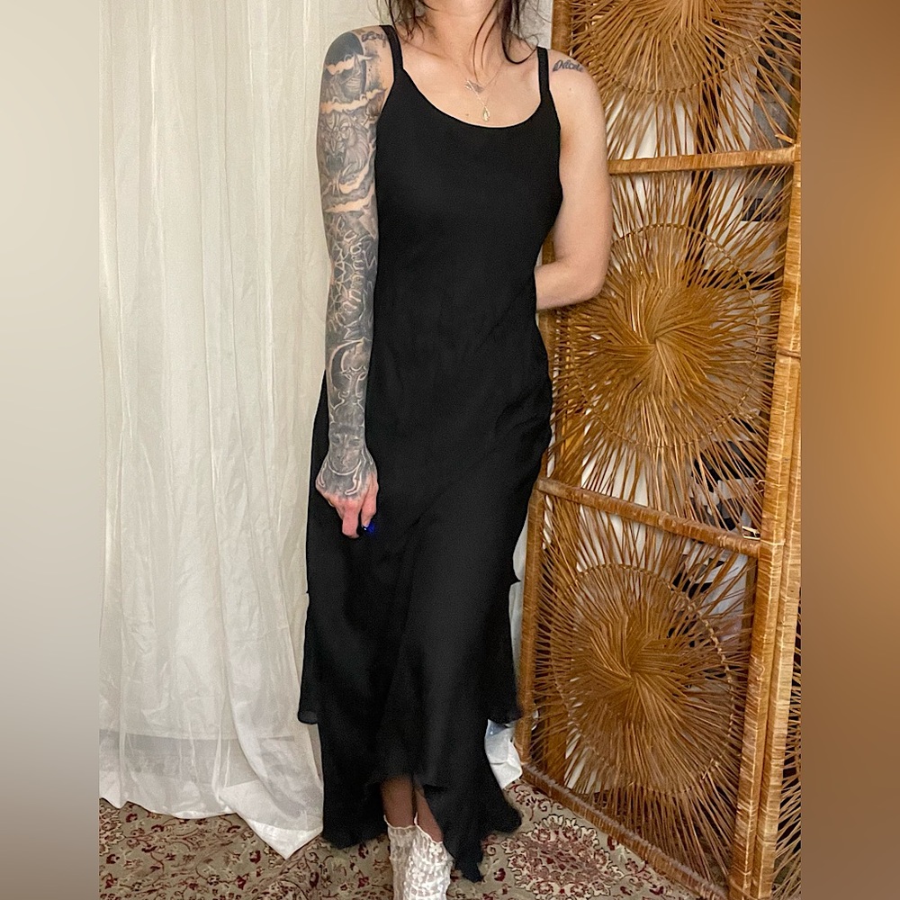Vintage Black Be Smart High Low Dress